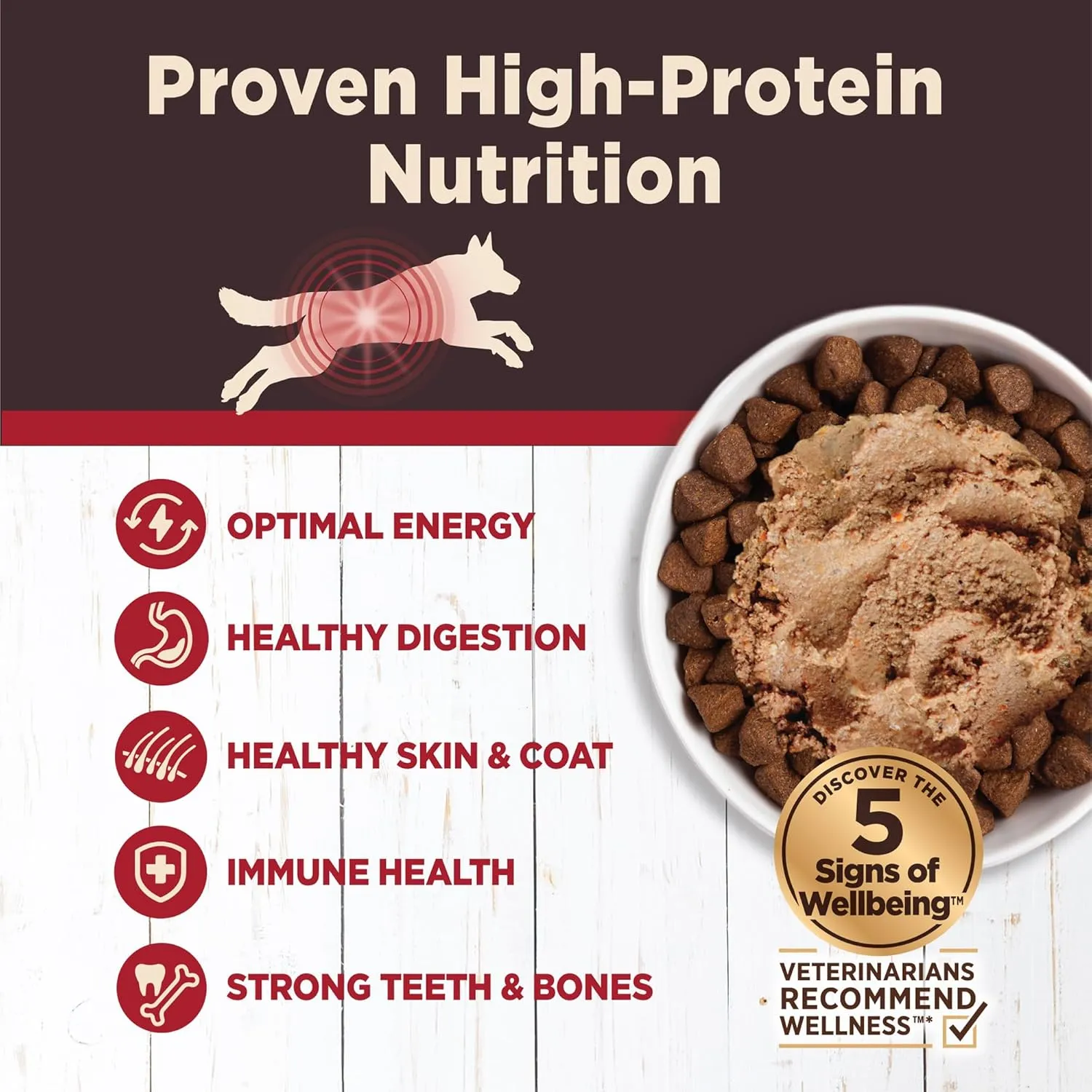 Wellness CORE Digestive Health Beef Grain Free Wet Dog Food, 13 Ounce Can (Pack of 12)