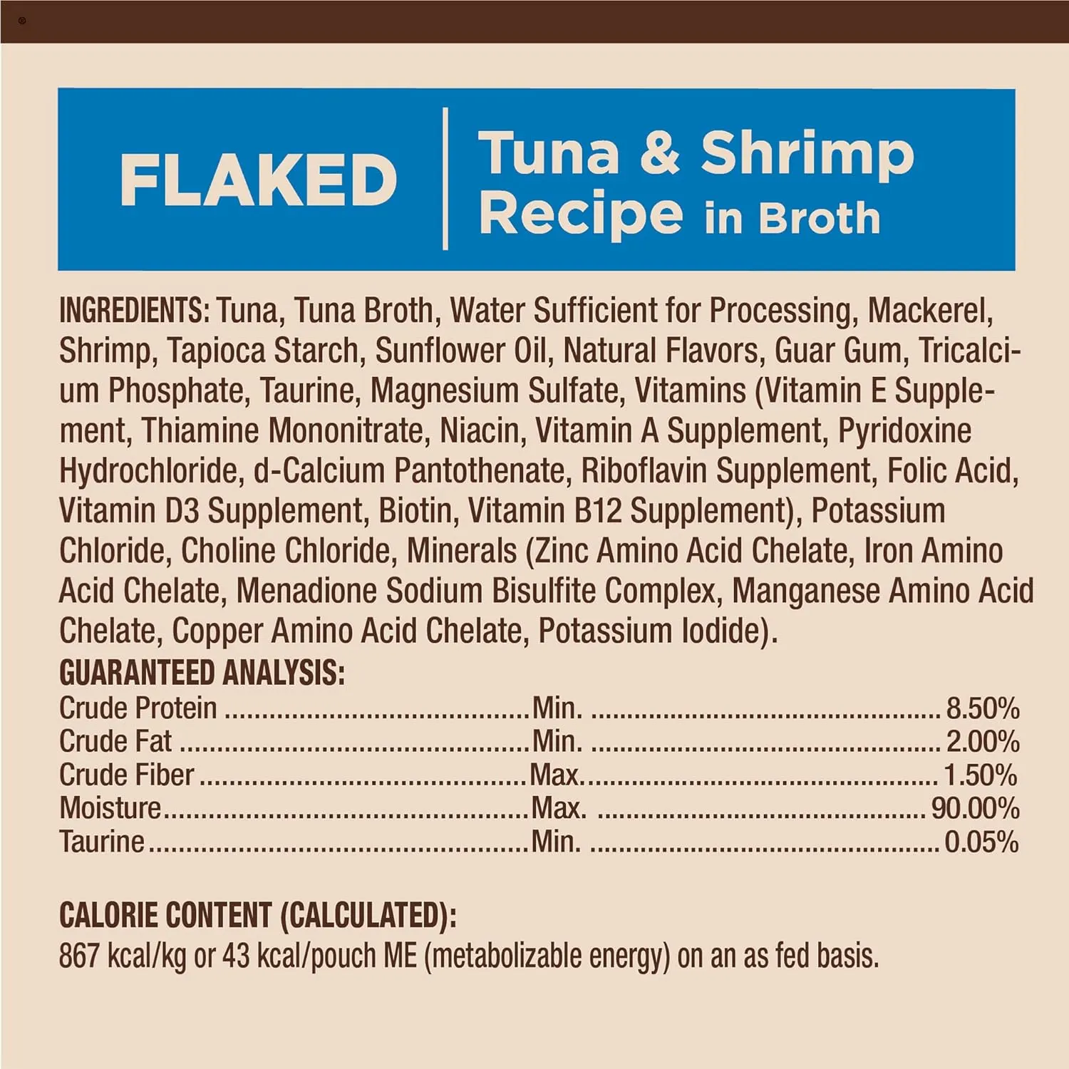 Wellness CORE Tiny Tasters Minced Adult Wet Cat Food, Natural, Protein-Rich, Grain Free, 1.75-Ounce Pouch, 12 Pack, (Tuna & Shrimp)