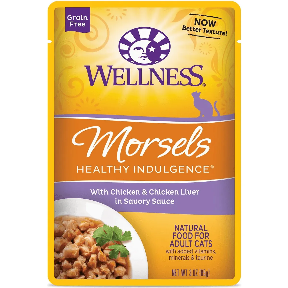 Wellness Healthy Indulgence Morsels Chicken & Chicken Liver Wet Cat Food