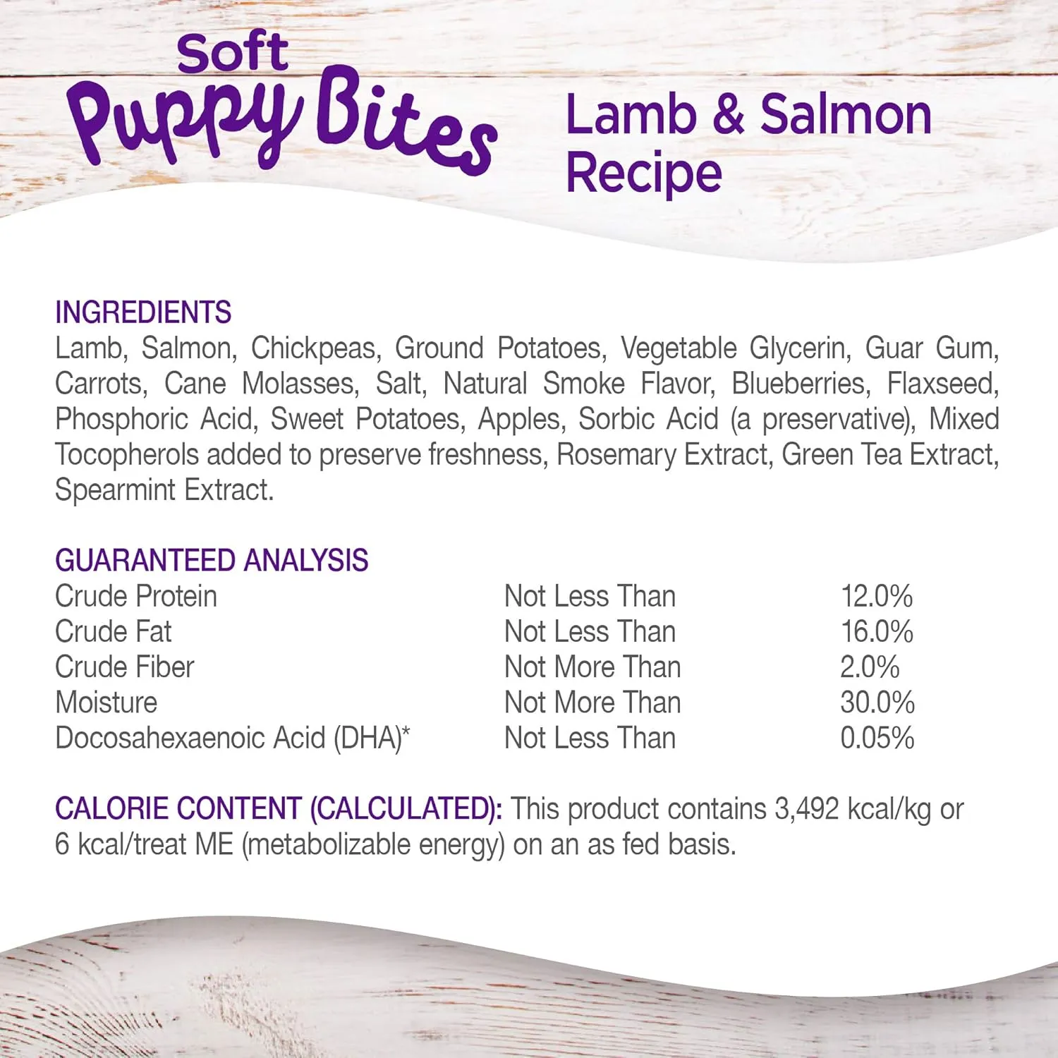Wellness Puppy Treats, Natural, Training Treat, Grain Free, Soft Lamb & Salmon (8 Ounce Bag)