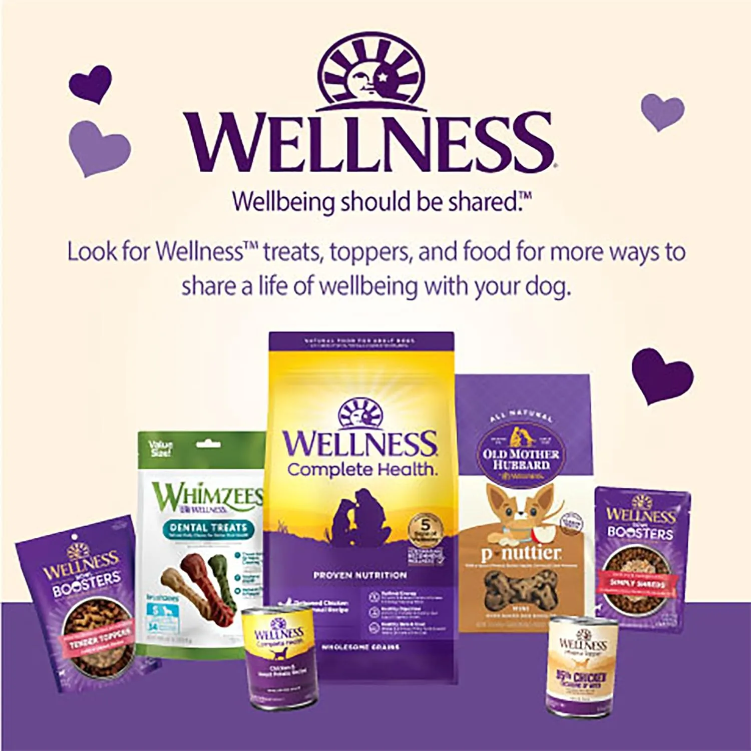 Wellness WellBars Dog Treats, Natural, Training Treat, Grain Free, Crunchy Yogurt, Apples & Banana (45 Ounce bag)