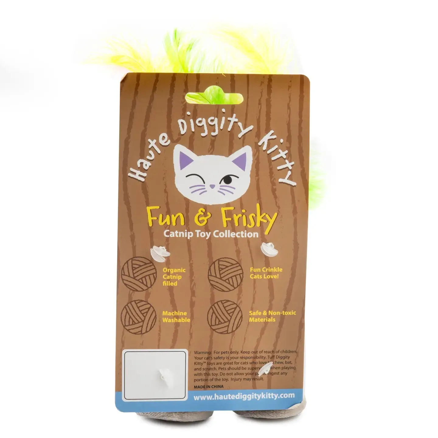 White Paw Catnip Toys (2-Pack)