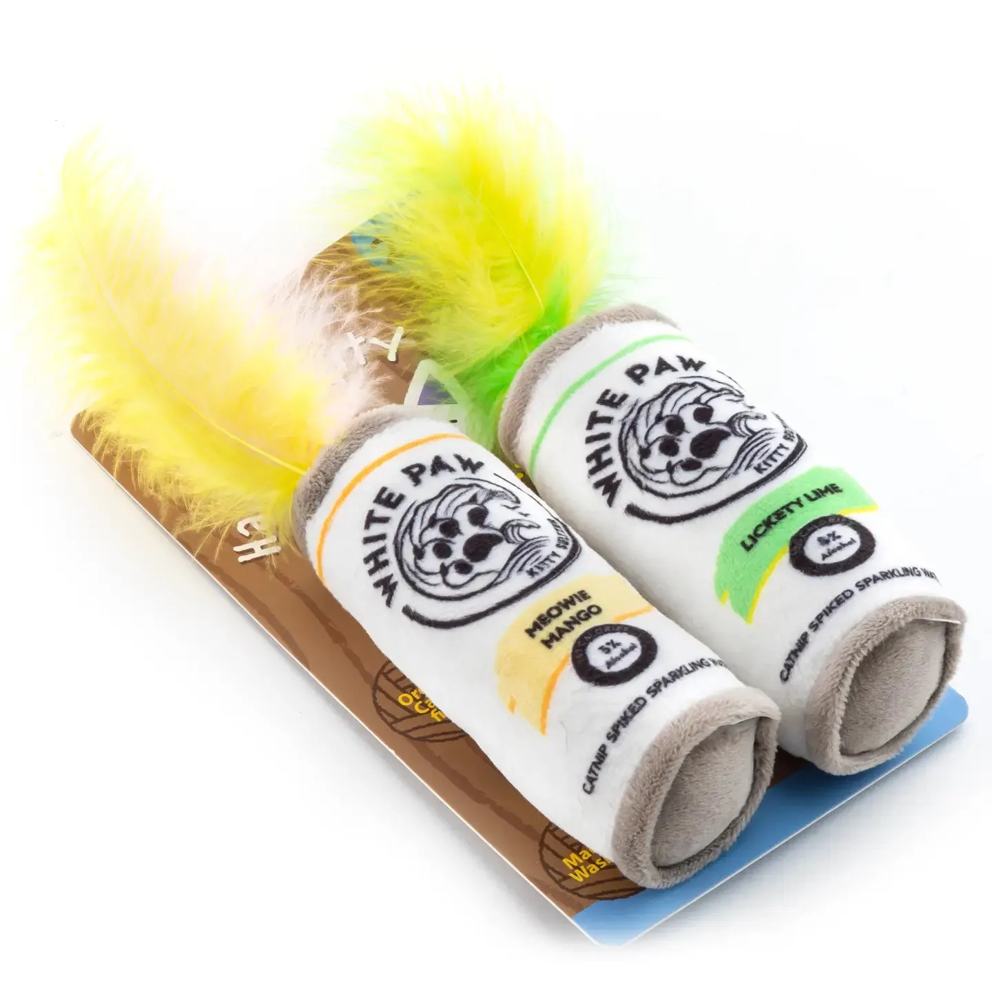 White Paw Catnip Toys (2-Pack)