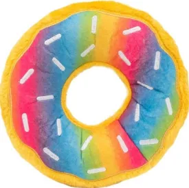 Zippy Paws Jumbo Rainbow Donutz Dog Toy
