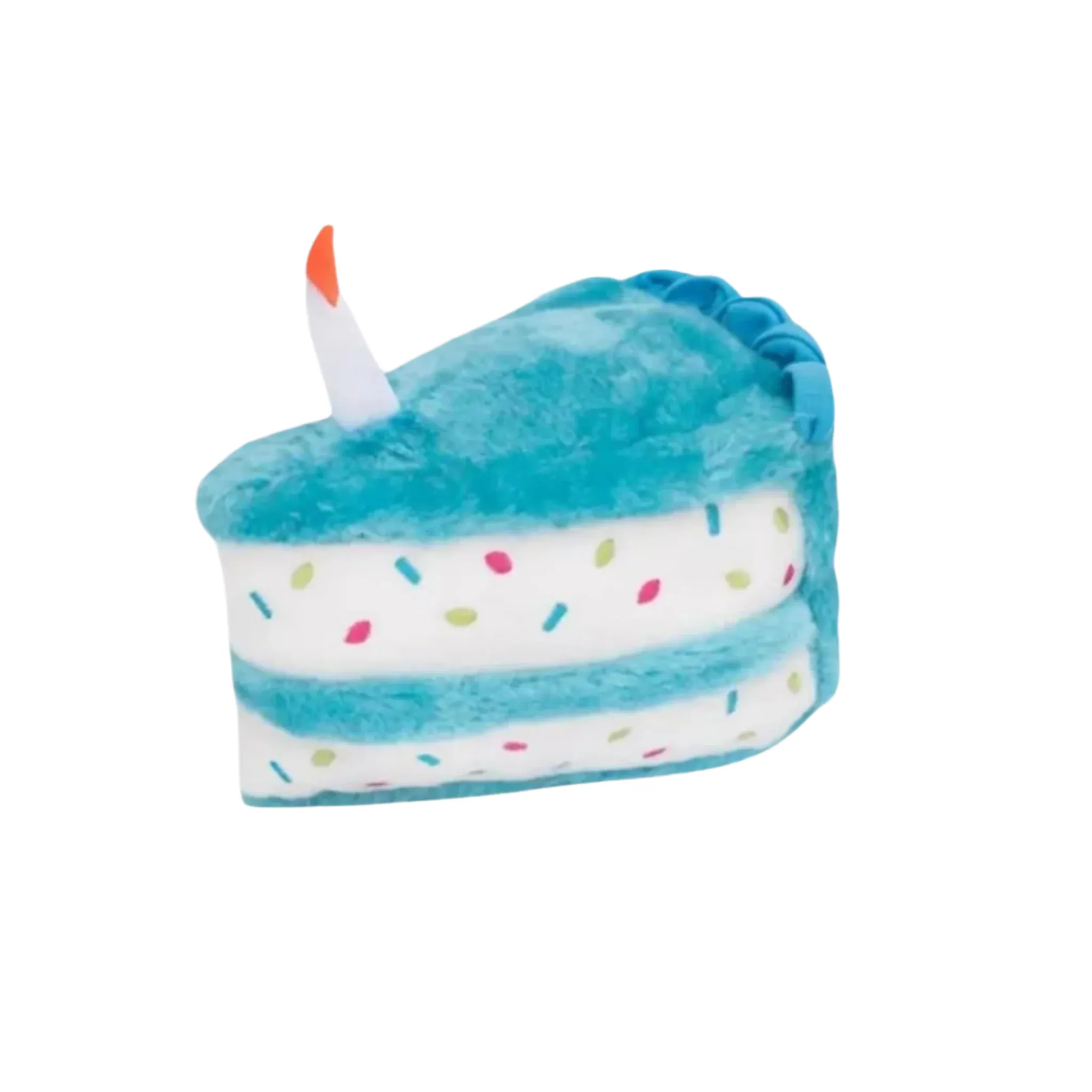 ZippyPaws Birthday Cake Dog Toy Blue