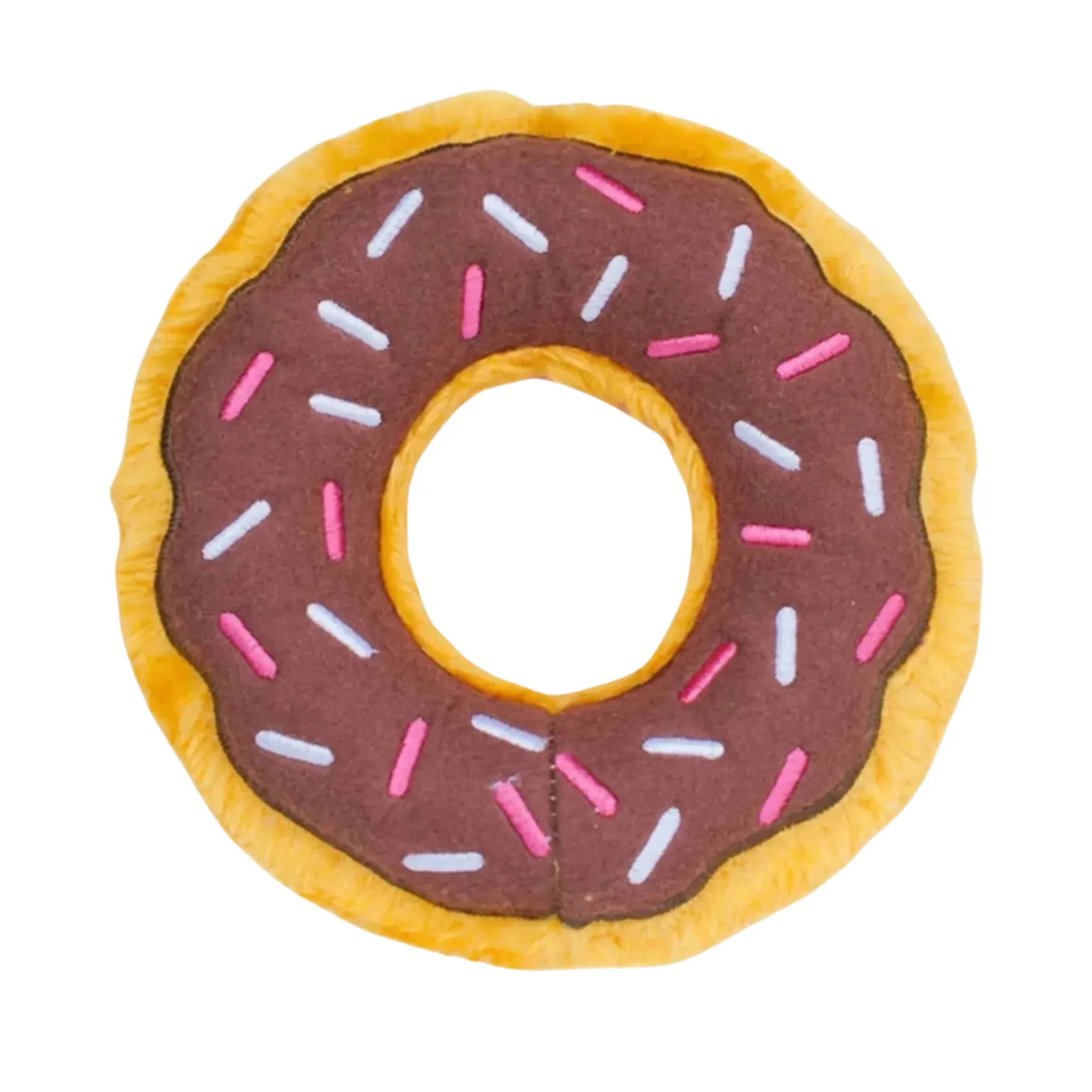 ZippyPaws Donutz Dog Toy Chocolate Medium