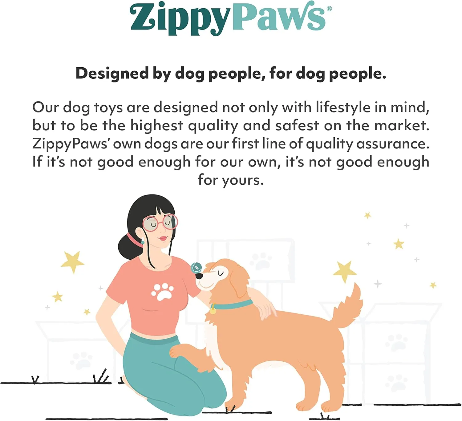ZippyPaws - RopeTugz Pink Aggressive Chewers Dog Toy - Durable Rope, Squeaky Chew Toy, Perfect for Tug of War, Suitable for Small, Medium, and Large Breeds - Machine Washable