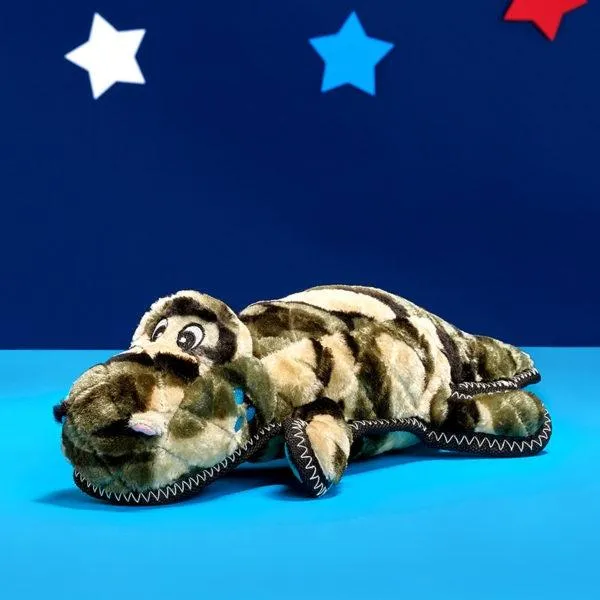 ZippyPaws Z-Stitch Camron the Camo Gator Plush Dog Toy (Plush Dog Toy)